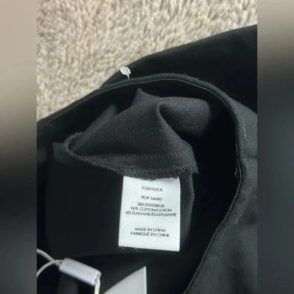 Derek Lam 10 Crosby Black Flat Front Straight Leg Pants Sz US 2 New - Picture 8 of 11